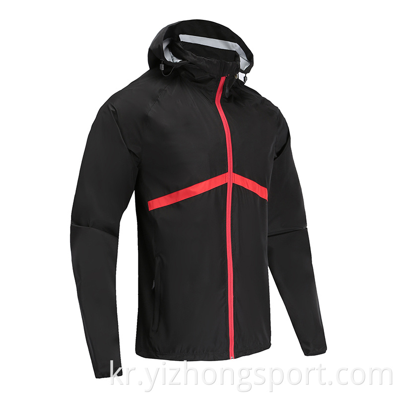 Mens Soccer Wear Zip Up Hoodies